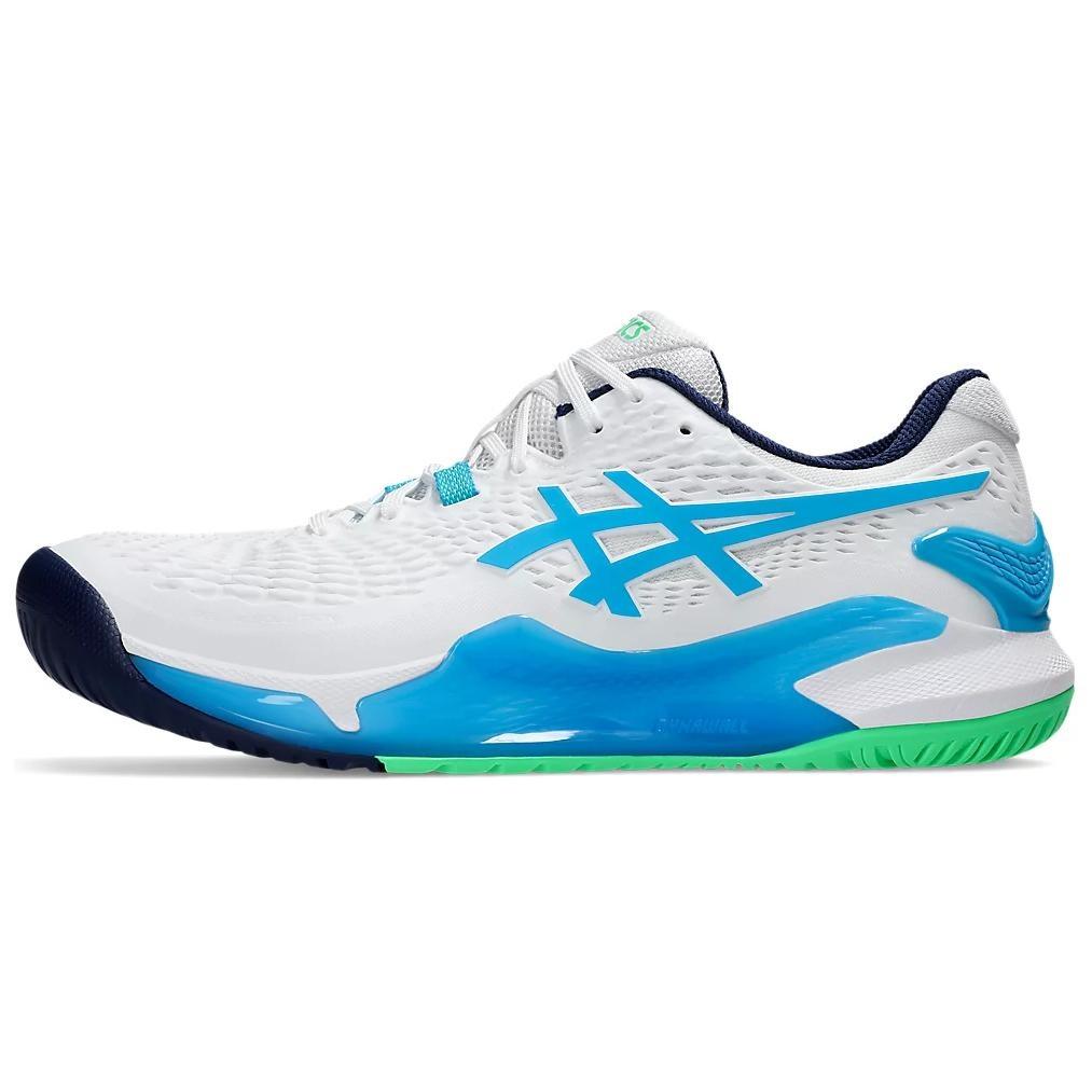 ASICS Gel-Resolution 9 White Digital Aqua Men s 1041A330-103 EU 41.5