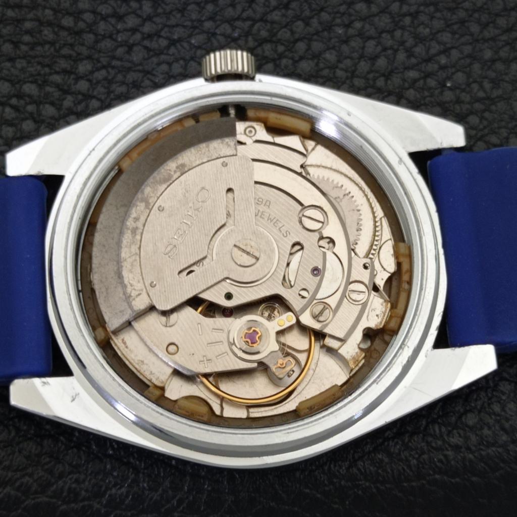 AUTOMATIC VINTAGE REFURBISHED SEIKO 5 JAPAN MENS BLUE COLOR DIAL WATCH a440607-4 Sk-a440607