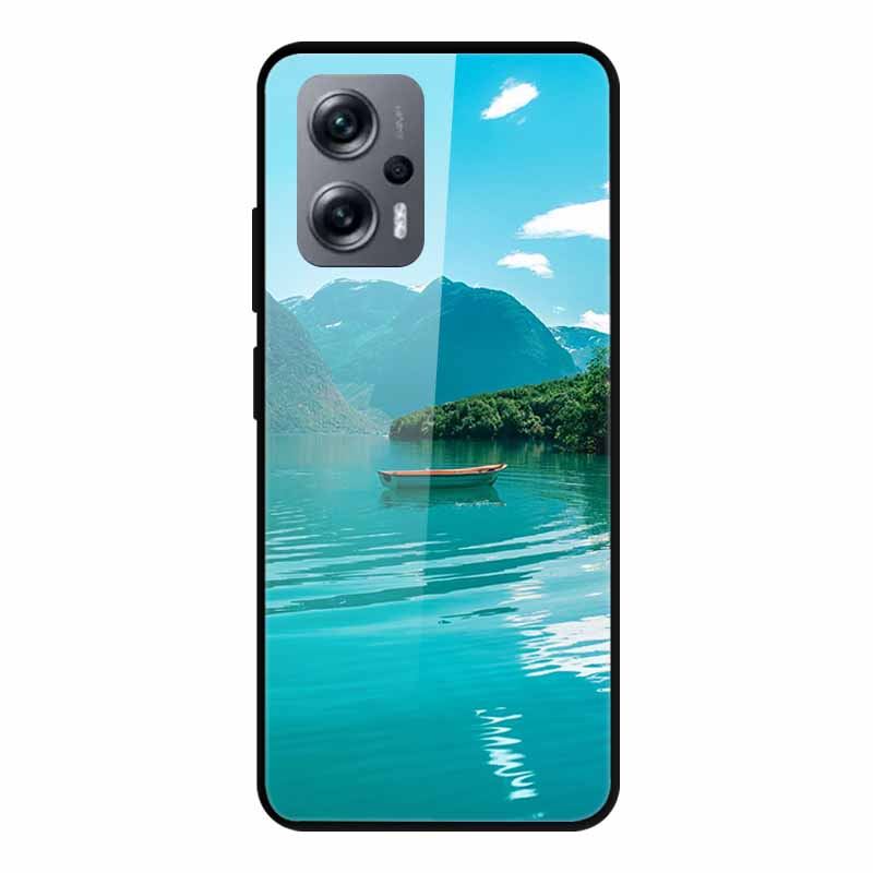 For Poco X4 GT Case Shockproof Tempered Glass Hard Back Cover For Xiaomi Poco X4 GT 5G Soft Bumper Coque PocoX4 GT X4GT Case