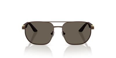 EMPORIO ARMANI Sunglasses for Matte Dark Lens Men. Frame Brown. Lens Brown. Width 51mm. (Model Number 0EK2003)