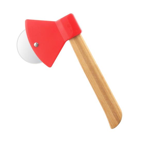 Krajalnica do pizzy z uchwytem w kształcie topora Ostra krawędź ze stali nierdzewnej Krajalnica do pizzy Nieprzywierające narzędzie do krojenia pizzy, ciast, chleba