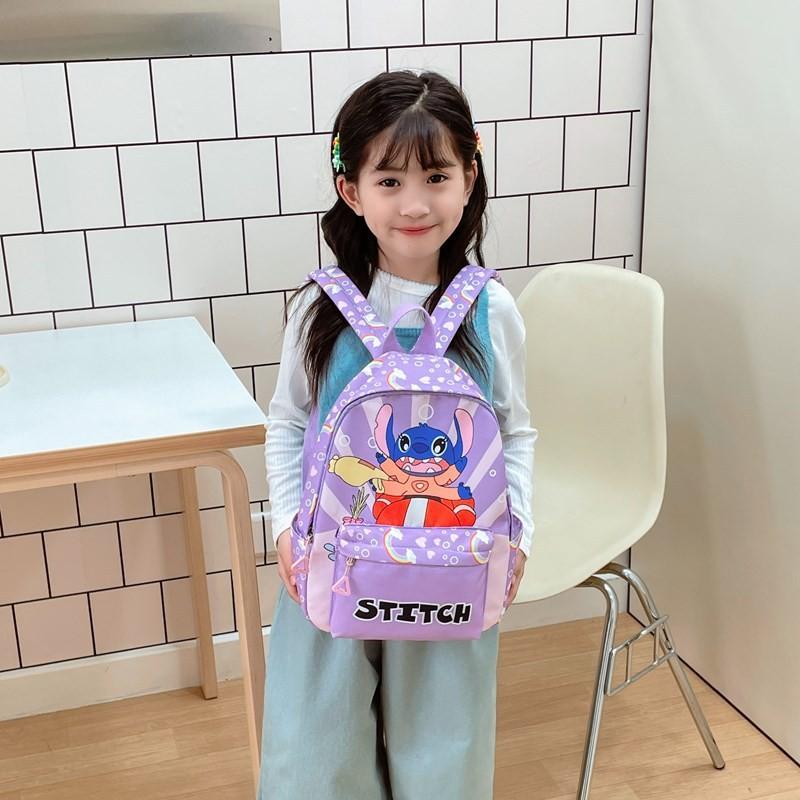 Stitch Childrens Cartoon Backpack With Breathable Nylon Material For Kindergarten Kids