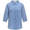 Women's Elegant Plus Size 7-Sleeve Cotton Shirt, Spring 2024 Style