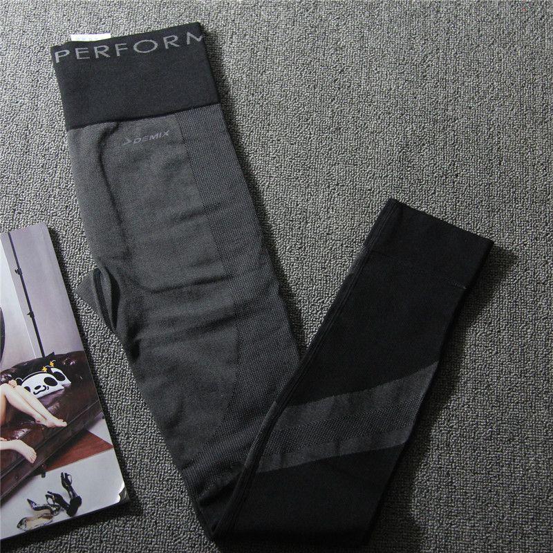 Women s Quick-Dry Gym Large Size Yoga Pants Gray Black Trousers L