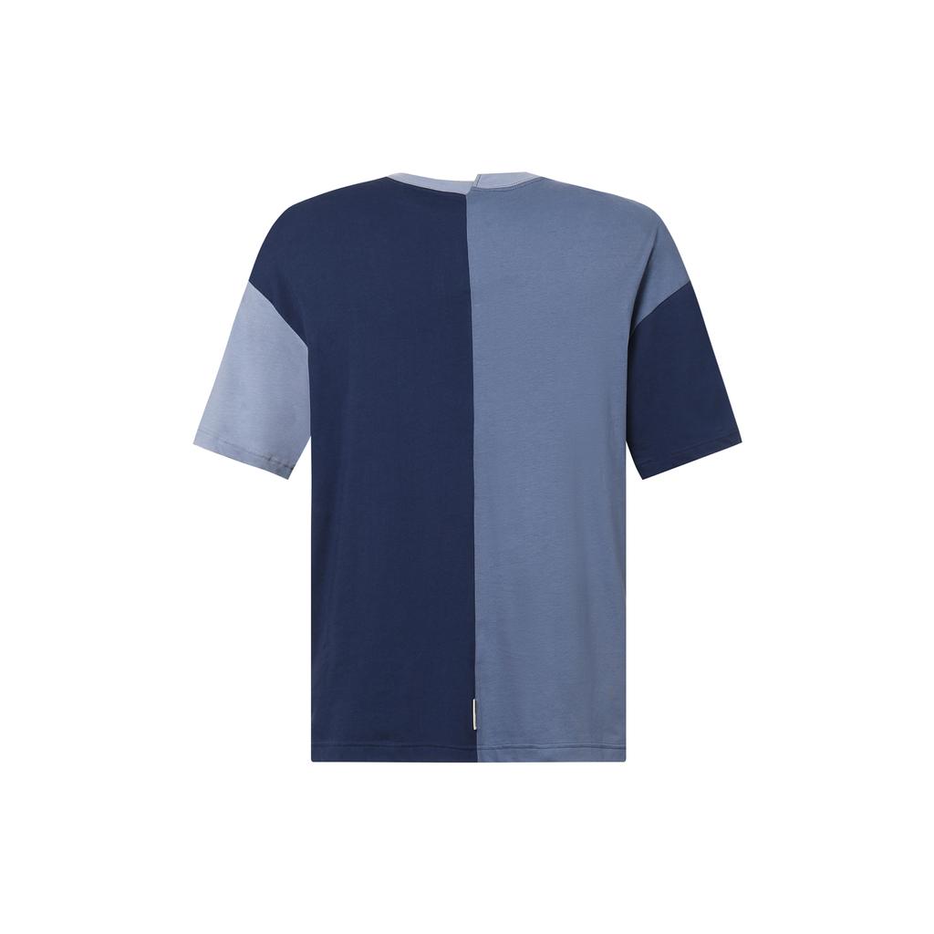 New Nike Women'ss Retro Colorblock Loose Fit Crewneck T-Shirt Blue DV8318-410