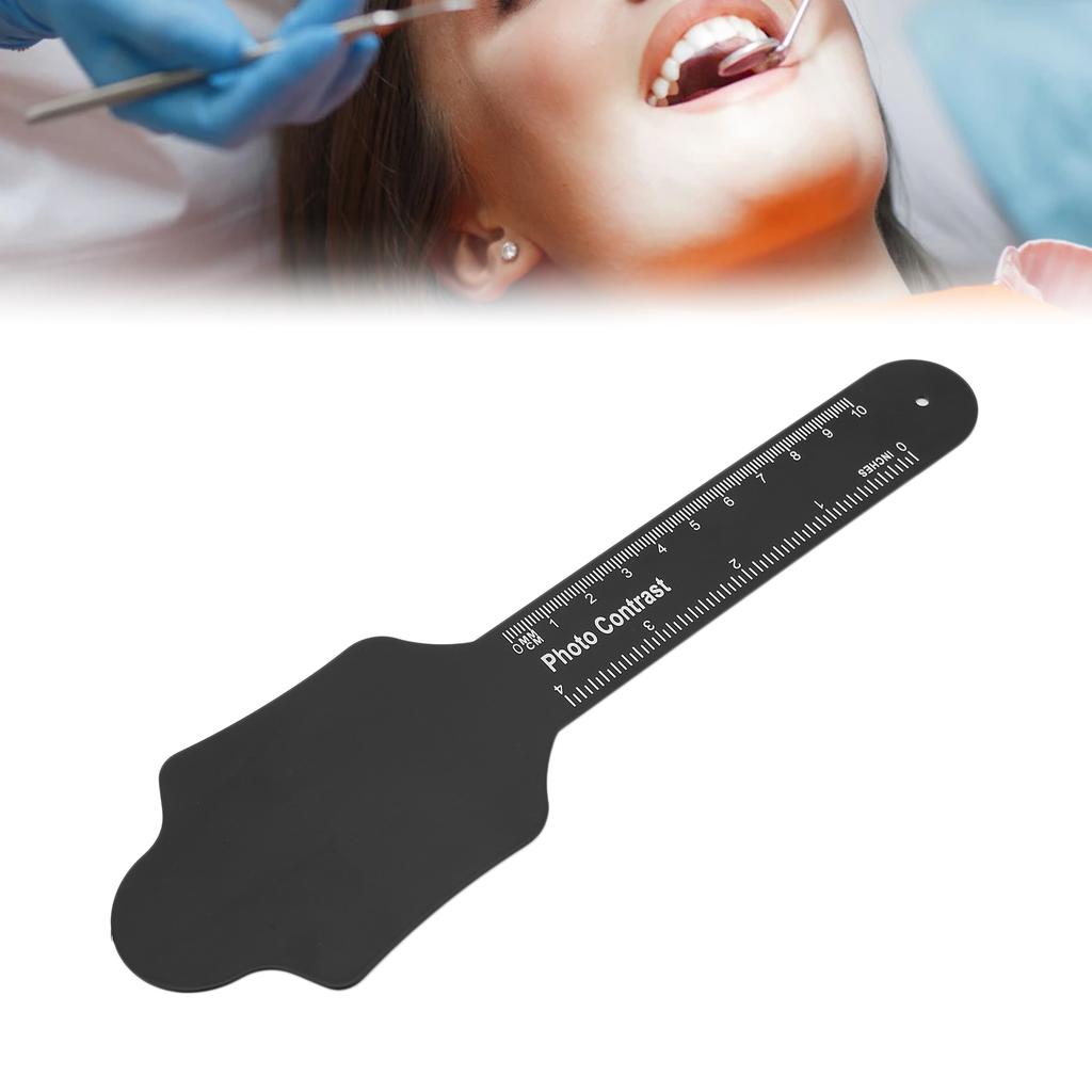 Dental Photo Contrast Black Background Board Metal Orthodontic Oral Photographic Backdrop Accessories