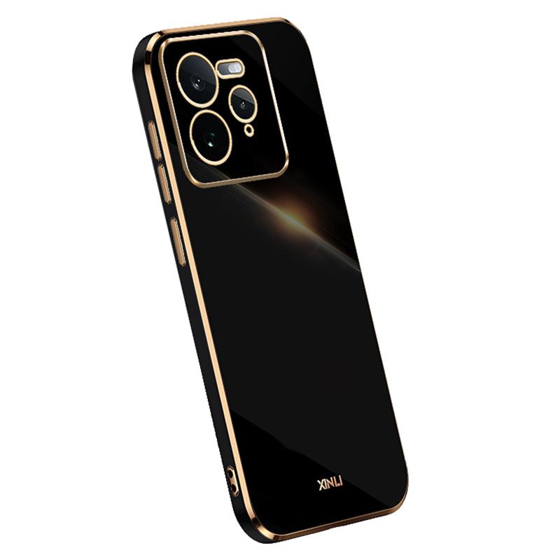 XINLI For Realme GT 7 Pro 5G Case TPU Phone Cover with Electroplating Frame