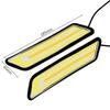 1 Pair Flexible Waterproof Daytime Running Light Reversing Light LED Car DRL COB Turn Signal Lamps
