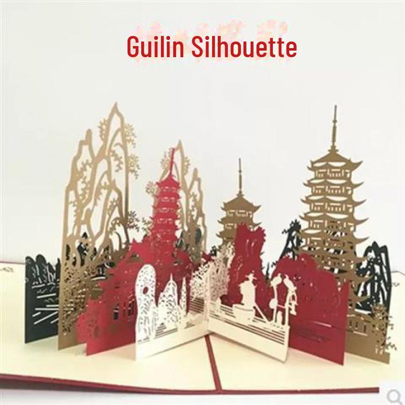 3D Tower Bridge Christmas & Birthday Greeting Card