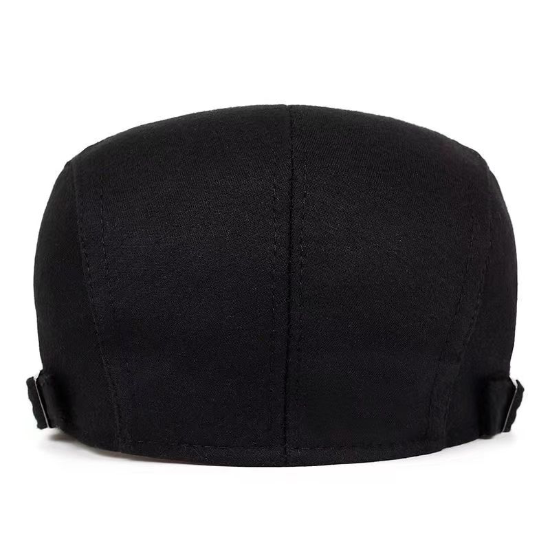 New Fashion Solid Color Beret Men's Women's Warm Wild Hat Spring and Autumn Cotton Berets Hip Hop Hats Casquette
