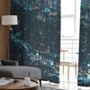 City Night House Tulle Curtains Balcony Room Fashion Printed Sheer Curtain Living Room Window Modern Decor