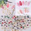 Light Luxury Metal Nail Accessories Crystal Butterfly Nail Metal Jewelry  Manicurist