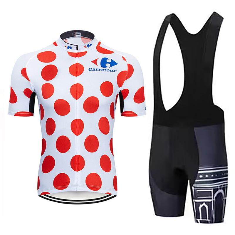 

Tour De France Bicycle Suit Men s and Women s Summer Breathable Perspiration Cycling Suit Short-sleeved Suit 2026 Summer Breathable Cycling Suit Suit XS