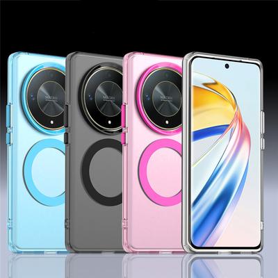 For Honor Magic6 Lite Case For Honor Magic 6 Lite 5G Cover Translucent Candy Color Matte Magnetic Shockproof Protective Bumper