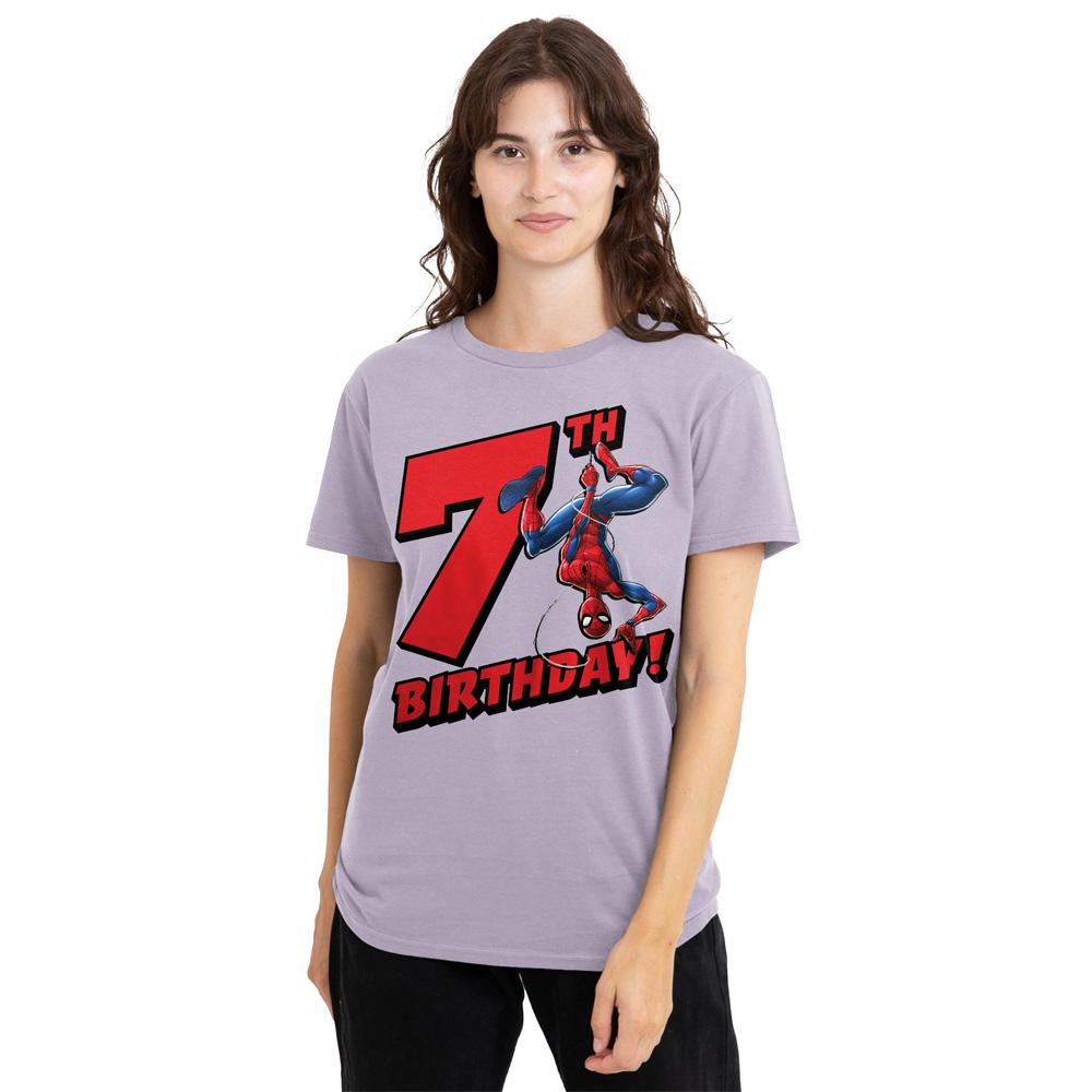 Spider-Man Childrens/Kids 7th Birthday T-Shirt