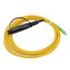 LWL-Patchkabel Wasserdicht Singlemode Armiert Jumperkabel SC Abgewinkelt Physisch Kontaktierender Stecker