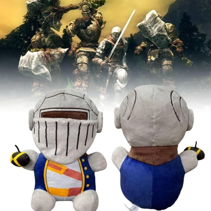 Adorable Dark Souls Lemon Plush Toy Super Soft Crystal Velvet Stuffed Doll 20cm