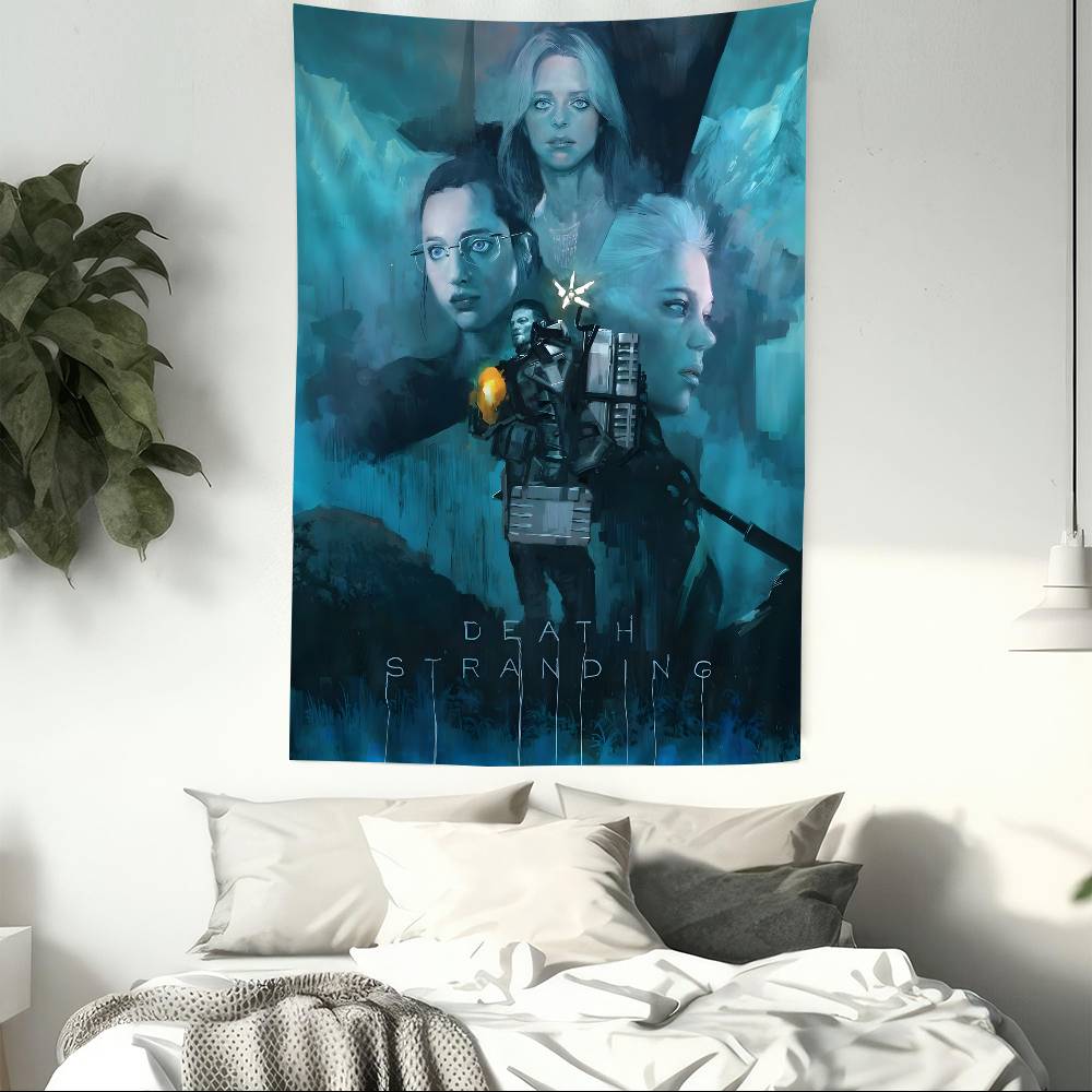 Game Death Stranding 2 On the Beach Wall Tapestry Home Decoration Hippie Bohemian Decoration Divination INS Home Decor