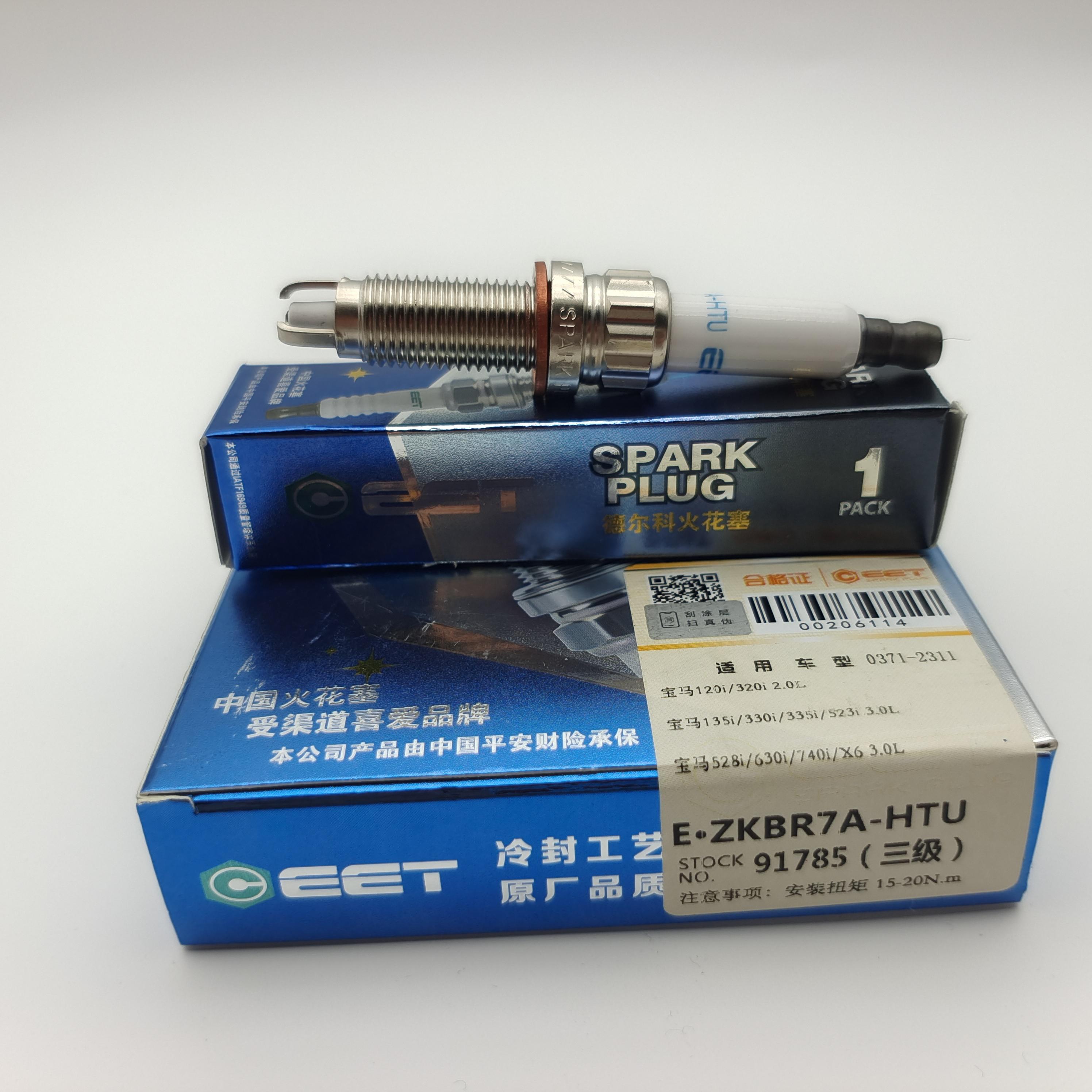 

4-6 Pcs OE:12120038349 12120034091 12120037244 ZKBR7A-HTU 91785 Tripolar Spark Plug For BMW E60 E61 E63 E64 E81 E82 E90 E92 E93 4Pcs