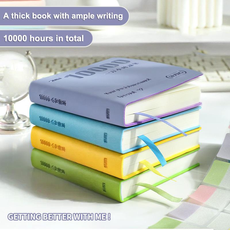 Self-Discipline Checklist Notepad Pocket Diary 10000 Hours  Notebooks Portable Notebook Office School Stationery Supplies