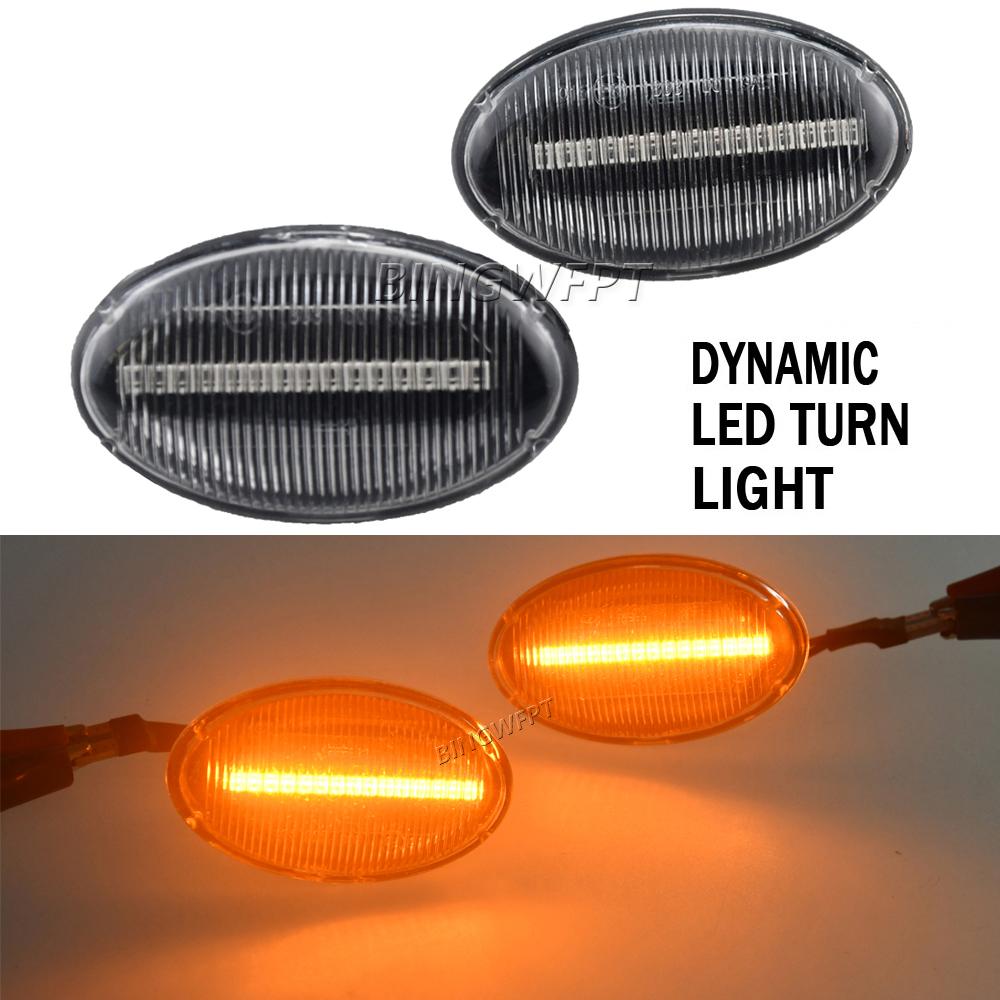 Car-styling Turn Signal Light For Mercedes-Benz Smart W450 W452 A-Class W168 Vito W639 W447 Citan W415 Dynamic Side Marker Lamp