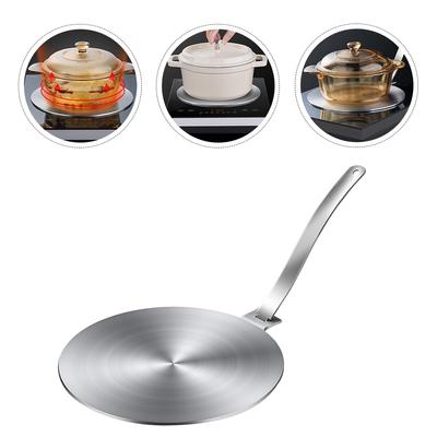 Stainless Steel Heat Conduction Plate Induction for Cooktop Round Diffuser Glass Metal Hob Ring Adapter Board Cooker