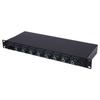 8 Channel Headphone Amplifier Multi Port Stereo Audible Splitter for 1 4 and 1 8 Inch Earphones Studio Live Performance