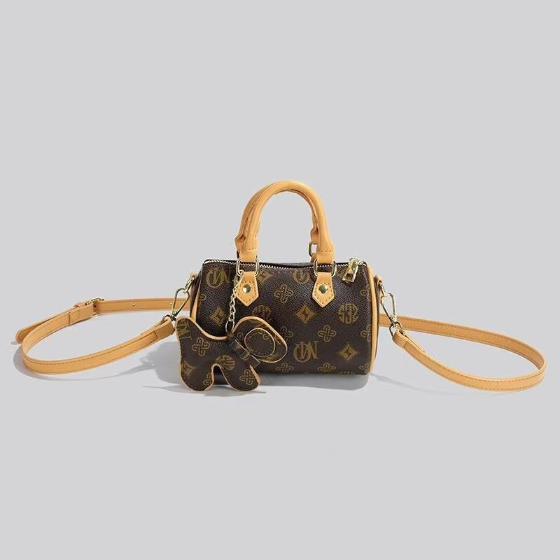 Tote Crossbody Small Bag Ladies Premium Texture Niche Popular Pillow Bag for Women коричневый