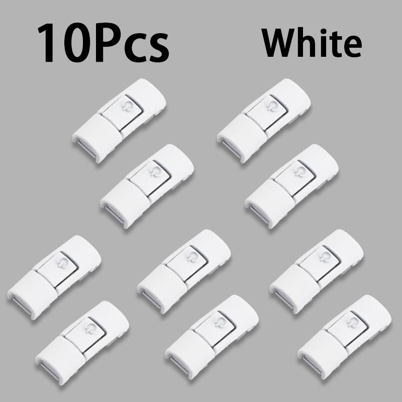 10Pcs Colorful Metal Shoelace Clip Press buckle Shoelaces Press Lock Shoes Accessories AF1 Sneakers Kits Metal Laces Tip