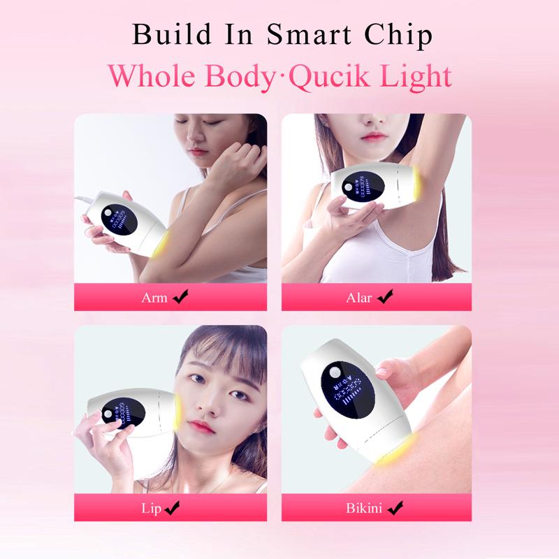 36W 999999 Flash Pro IPL Laser Hair Removal Permanent Body Skin Shaving Epilator Kit AC100V-240V