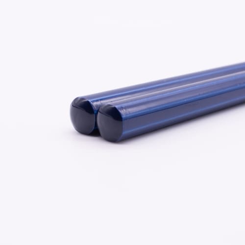 Sunny Life Design Wakasa Lacquer Chopsticks for Children, Dishwasher Safe, Natural Wood, 18cm, Unisex, Octagonal Ceramic Design, Ultramarine Blue, Mad