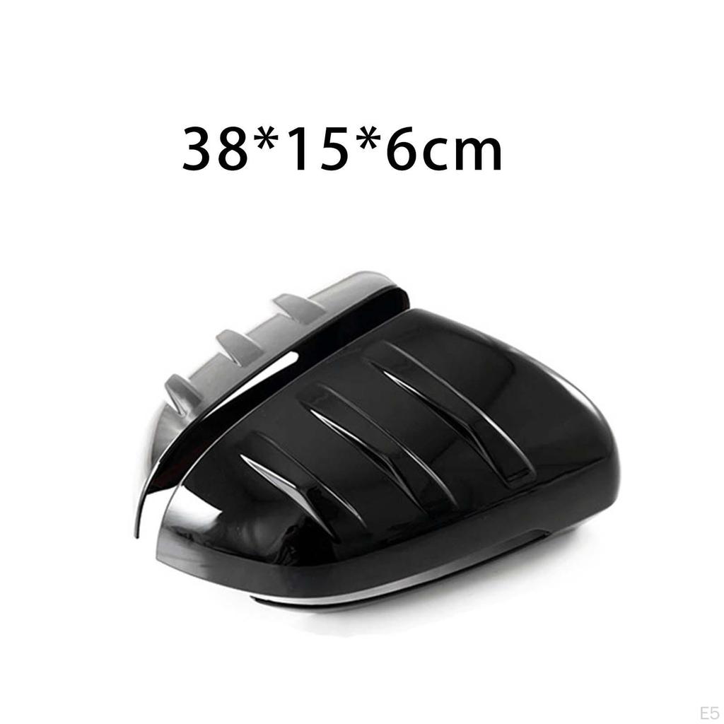 Rearview Mirror Cover Easy to Install Professional Exterior Accessories Black Protection