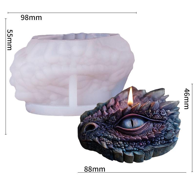 Dragon Eye Silicone Molds Candle Molds for Candle Making 3D Resin Molds 1
