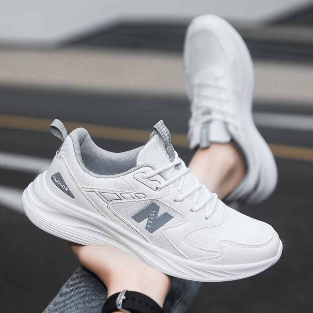 Summer New Men's Shoes Fashion Casual Running Shoes Men's and Women's Couples Summer Breathable Mesh Soft-soled Sports Shoes