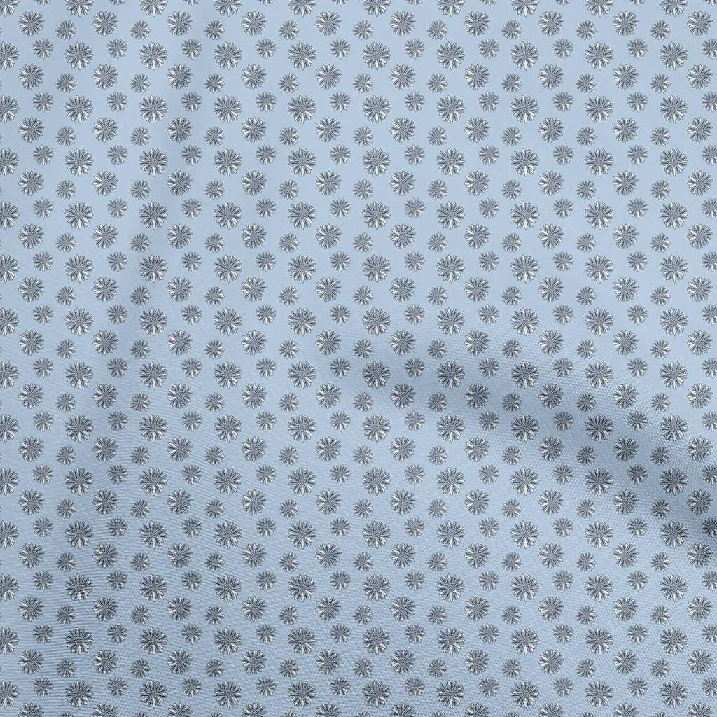 oneOone Cotton Flex Greenish Beige Fabric Asian Block Sewing Material Print Fabric By The Yard 40 Inch