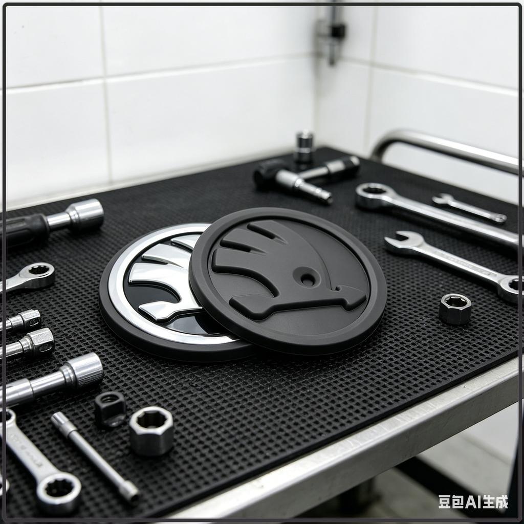 1Pcs 80/90/100MM Car Front Grille Logo Hood Badge Emblem Sticker For Skoda OCTAVIA RS FABIA KAMIQ KAROQ KODIAQ RAPID SCALA SUPERB