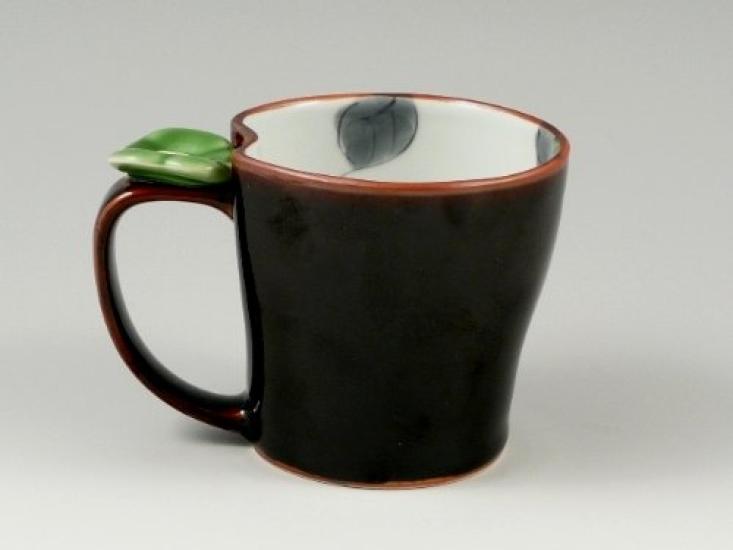 Arita Ware Senemon Kiln Hanae Maki Pair Mug 18622