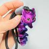 Simulated Little Foxes Decoration 3D Printed Cute Fox Ornament Model Multiple Joints Movable Hanging Rope Decoration Accessories