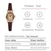 Retro Small Wine Barrel Watch Women's Belt Temperament Small Square Watch Quartz Movement Women's Watch