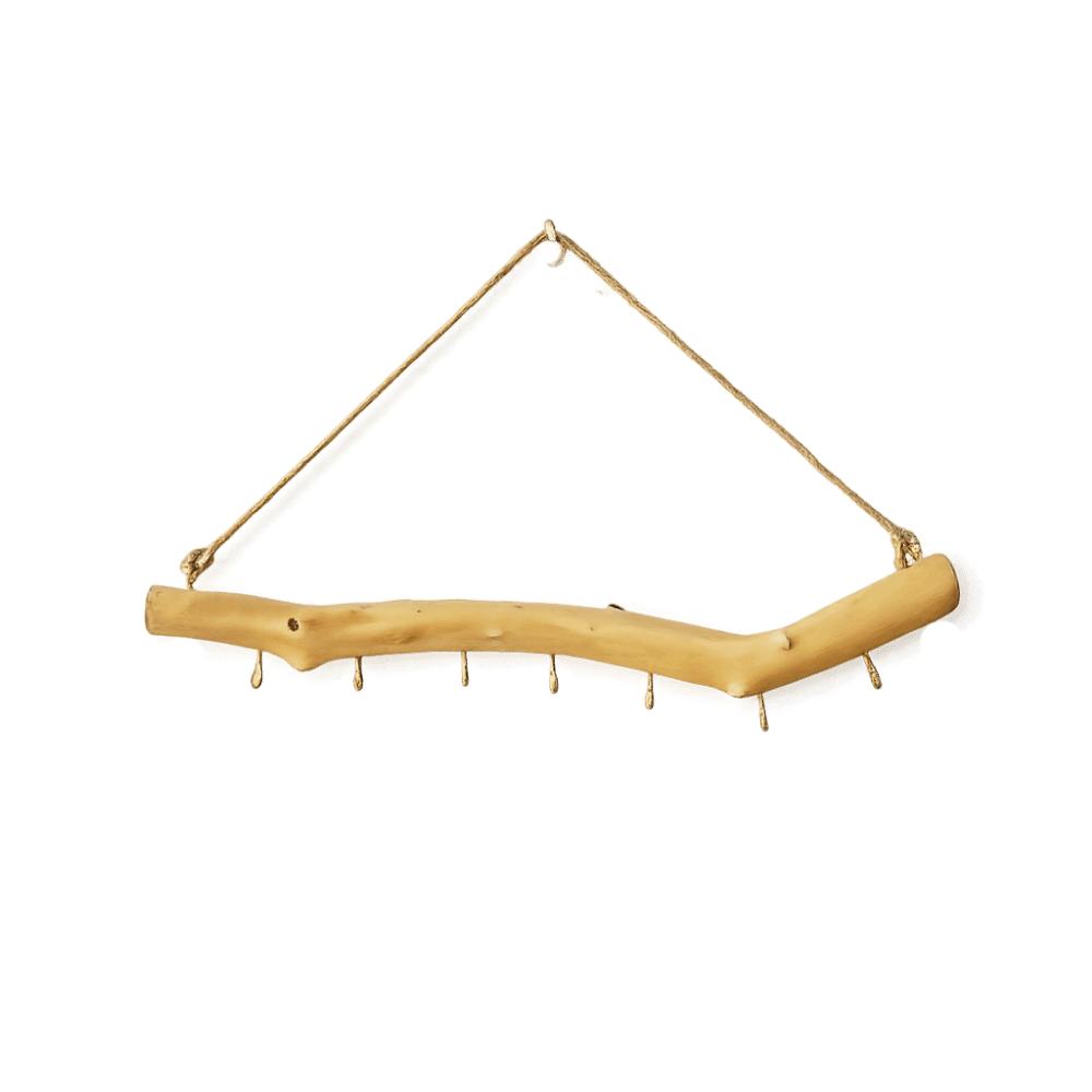 Gancio a Parete in Legno Gancio da Parete Design a Ramo Gancio Appeso Ganci Multipli Lunghezza 40cm Gancio Organizzatore