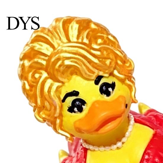 Retro Style Home Decor Cute Duck Figurine, Memorial for Music Lovers, Creative Gifts Holidays Novelty Collectible Statue Desktop Car Anthropomorphic