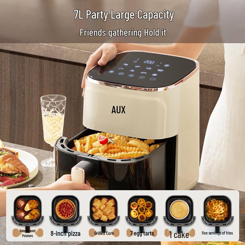 AUX 7L Visible Air Fryer