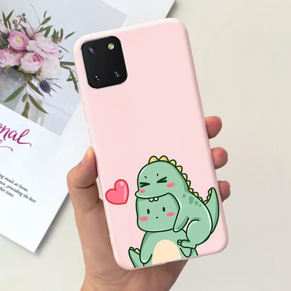 For Samsung Galaxy Note 10 Lite Case Cute Candy Painted Cover Soft TPU Phone Case For Samsung Note10 Lite Galaxy S10 Lite Bumper