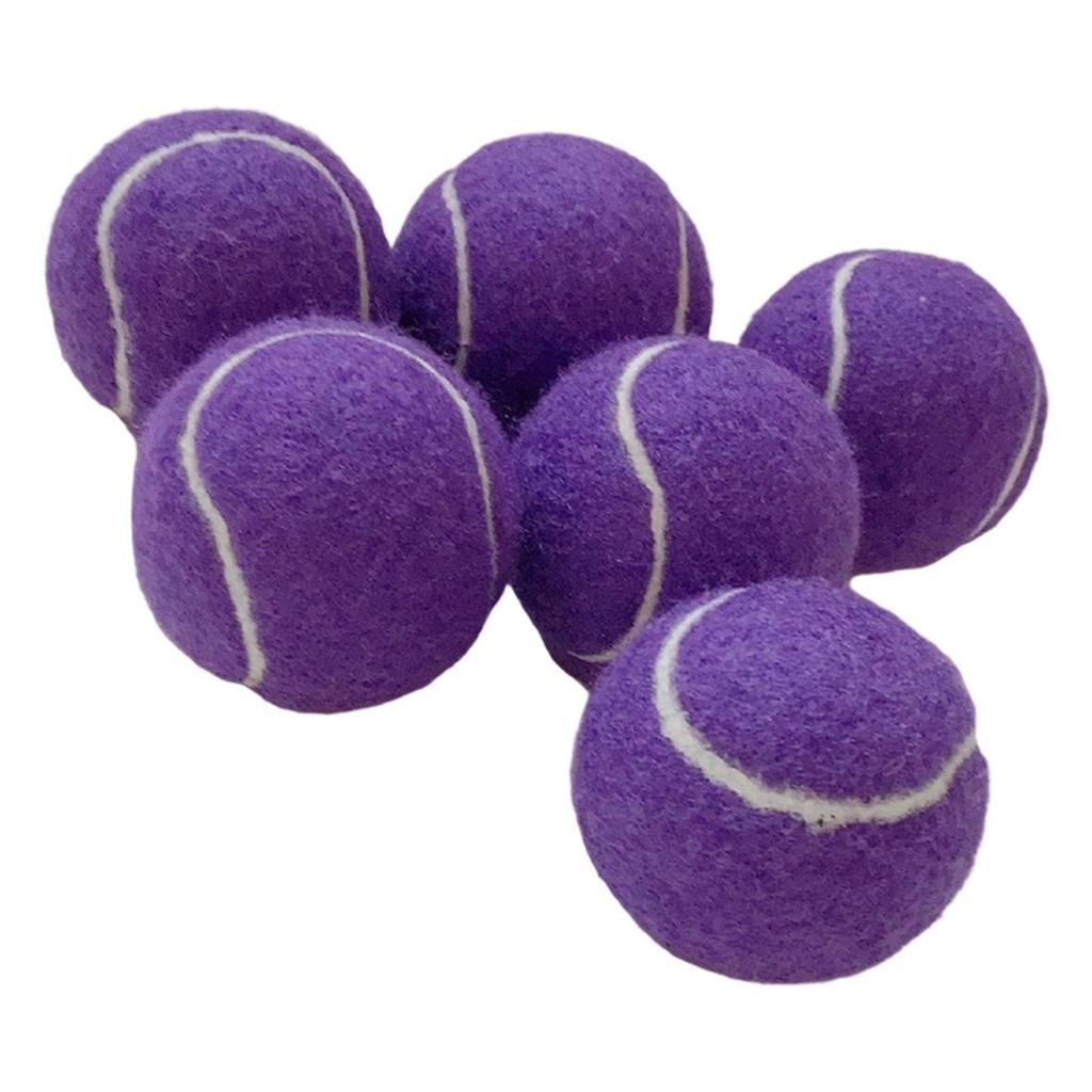 Pack of 6 Tennis Balls, Wear-resistant, 65 Mm Diameter, Exercise Balls for Pets, Dogs, High ,