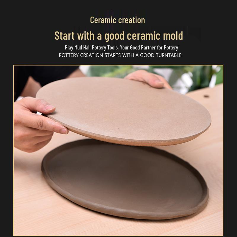 Ceramic Tool Set: MDF Printing Blank Mold for Clay Slab, Sculpture, Vessel Forming, Hanging Demolding