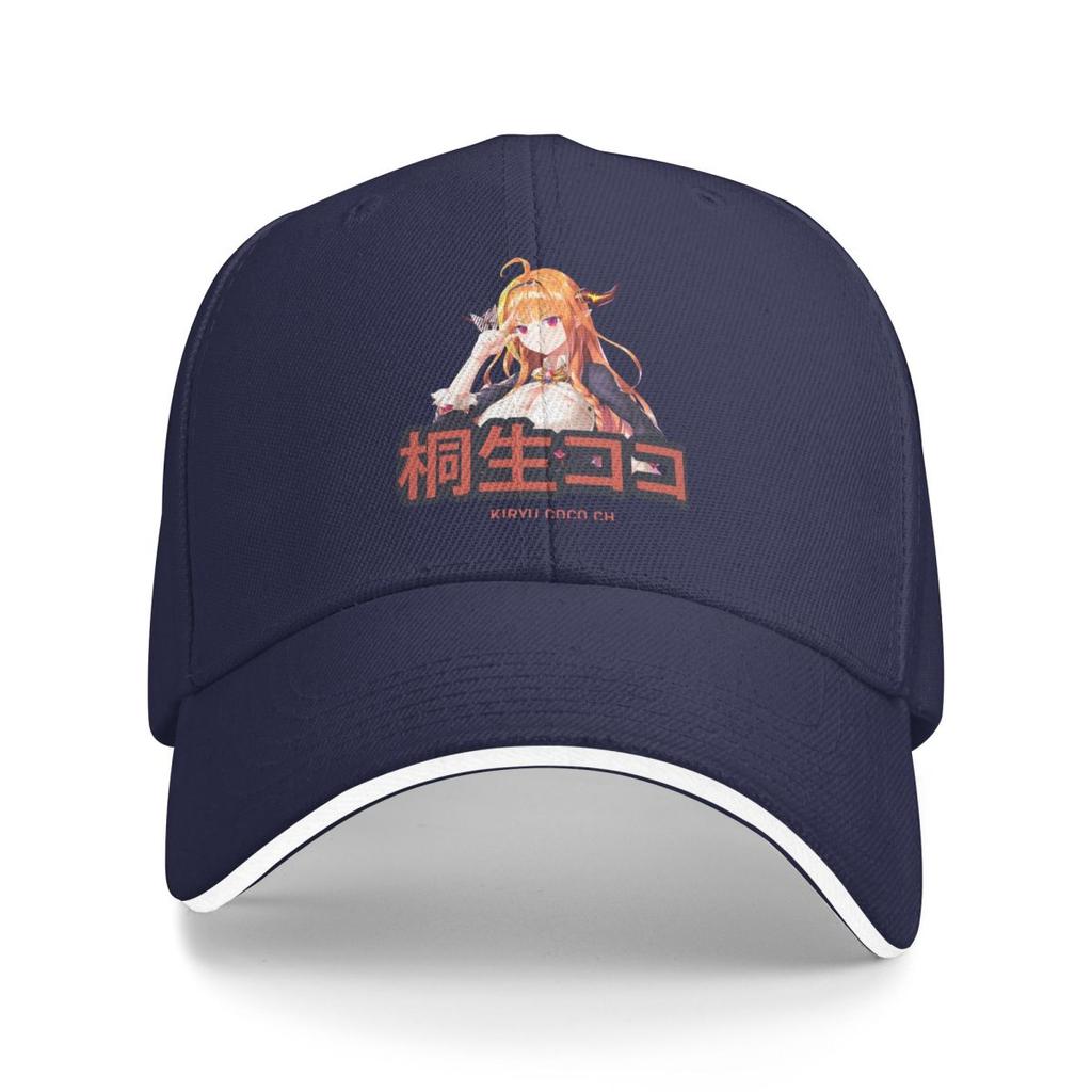 Baseball Caps Hololive Kiryu Coco Idol Showdown Customized Unisex Outdoor Summer Hats