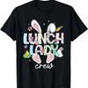 Lunch Lady Crew Funny Cafeteria Easter Day T Shirt