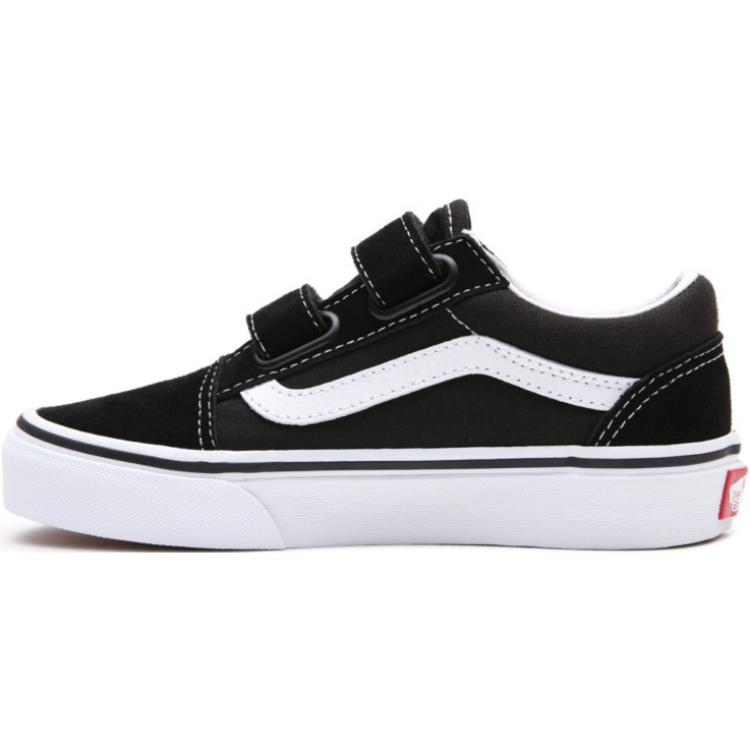 Vans Scarpe da Skate Basse Comode Old Skool per Bambini Sneaker Bambino Nero Bianco VN000VHE6BT1