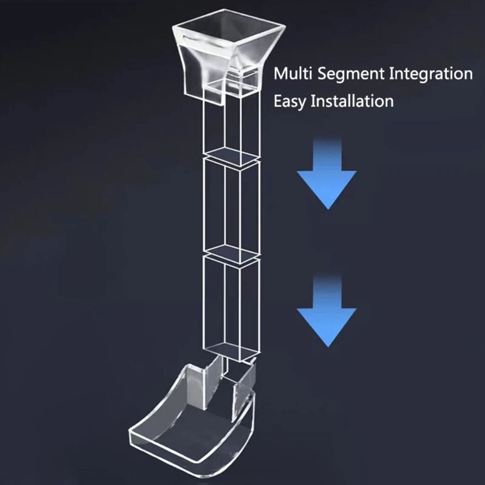 With Suction Cup Aquarium Fish Tank Feeder Tube Acrylic Shrimp Feeding Dish New Feeding Tool