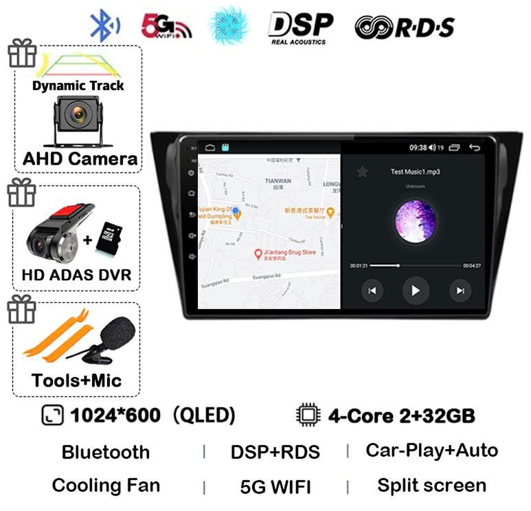 Android 14 Wireless Carplay Auto For VW Volkswagen Bora 2016 2017 2018 Car Radio Autoradio Stereo Multimedia Video Player Audio
